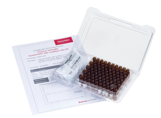 SureSTART MSCERT+ Screw Vial and Cap Kits, Level 3 High Performance Applications