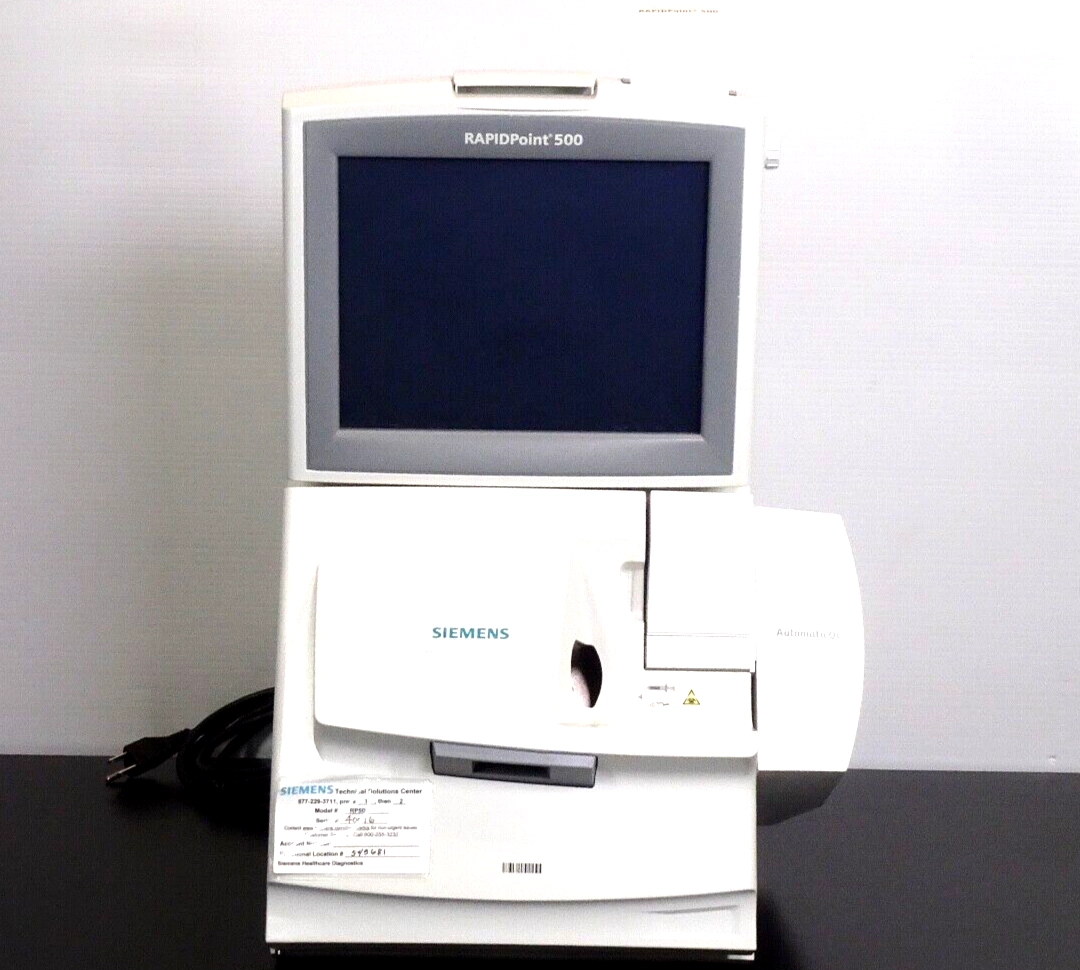 SIEMENS Rapid Point 500 Analyzer _ Free Ship