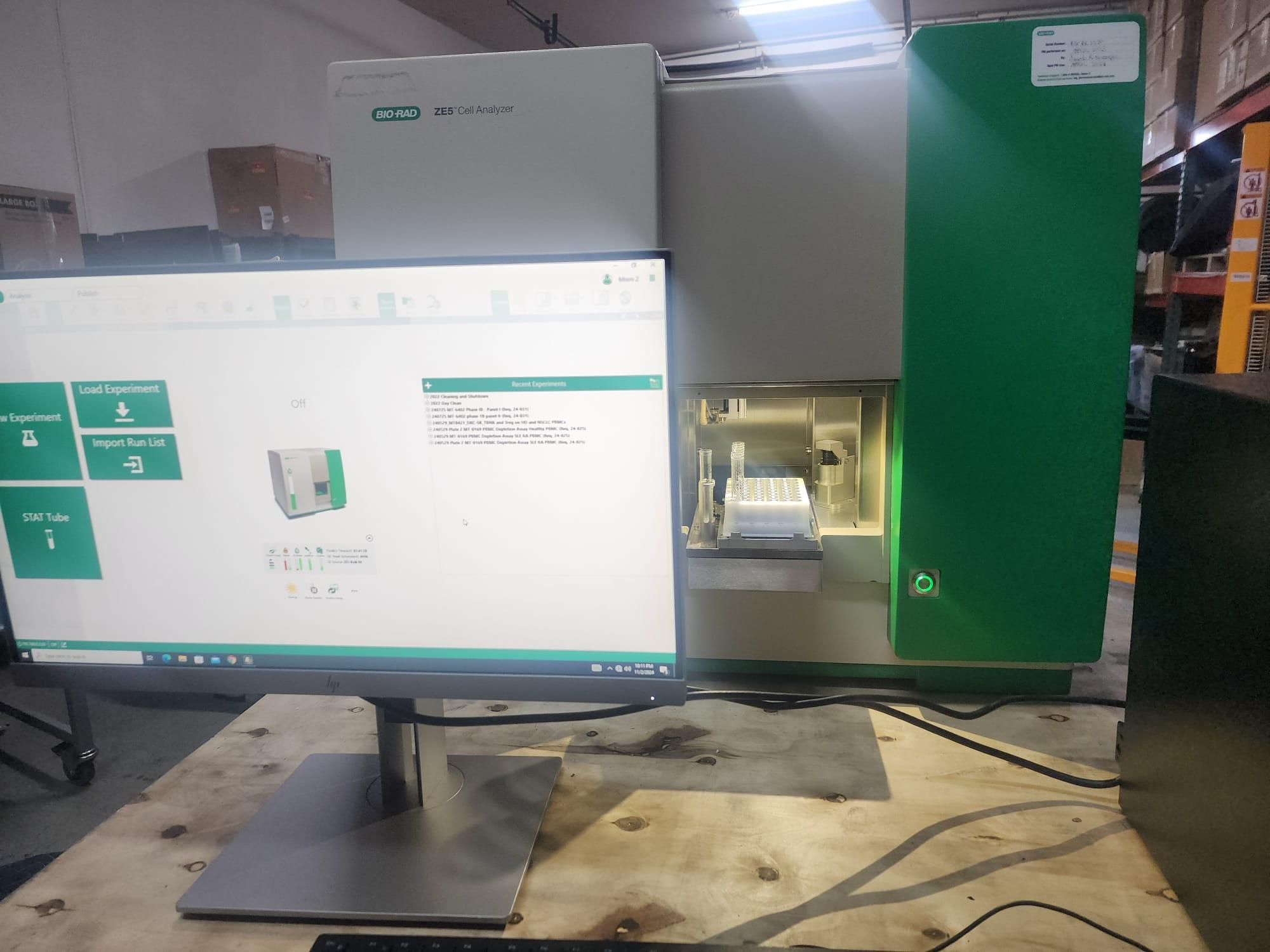 (2021) BIO-RAD ZE5 Cell Analyzer w/ Software - 5 laser (355/405/488/561/640 nm) 
