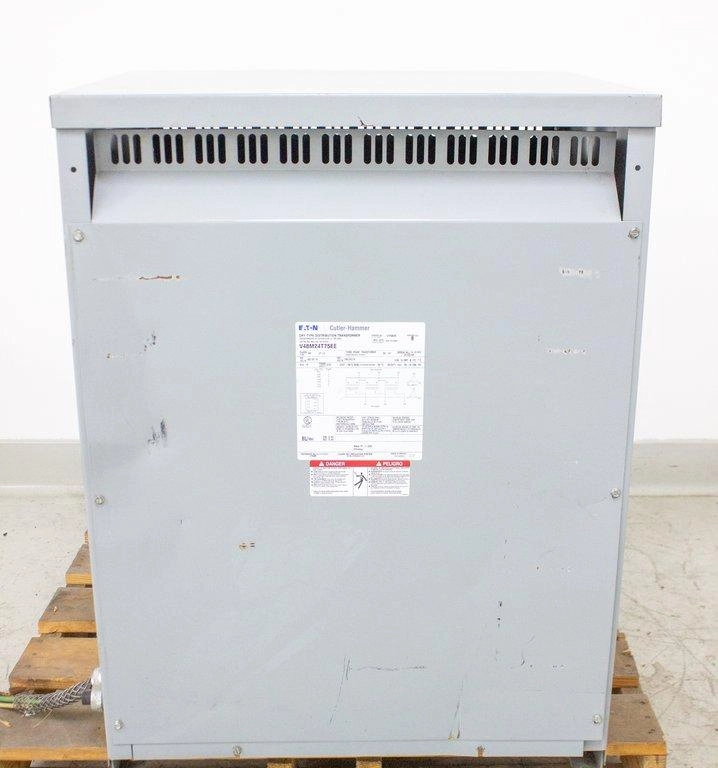 EATON Distribution Transformer DT-3 Dry Energy Efficient Ventilated 480VAC to 240VAC 75kVA 60Hz 3ph - 3374821