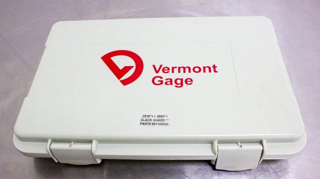 Vermont Gage 901100500 Standard Class ZZ Black Guard Pin Gage Set - 3374743