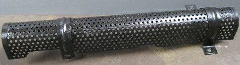 WAUKESHA ENGINE COMPANY, CFR FUEL RESEARCH ENGINE PART: PROTECTIVE SHROUD, 16 ½" LONG X 2" WIDE, 4 M