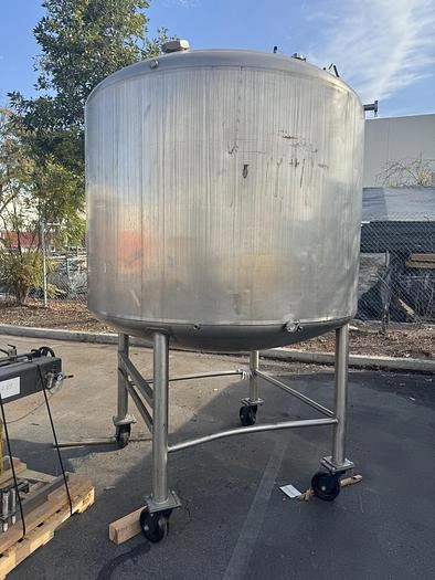 Tank, 1,000-Gallon, Stainless Steel, Jacketed, Walker