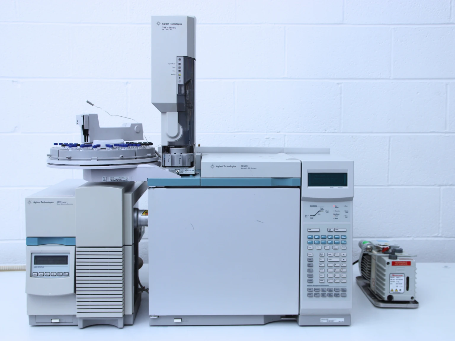 Agilent 6890N GC with 5973 Inert MSD