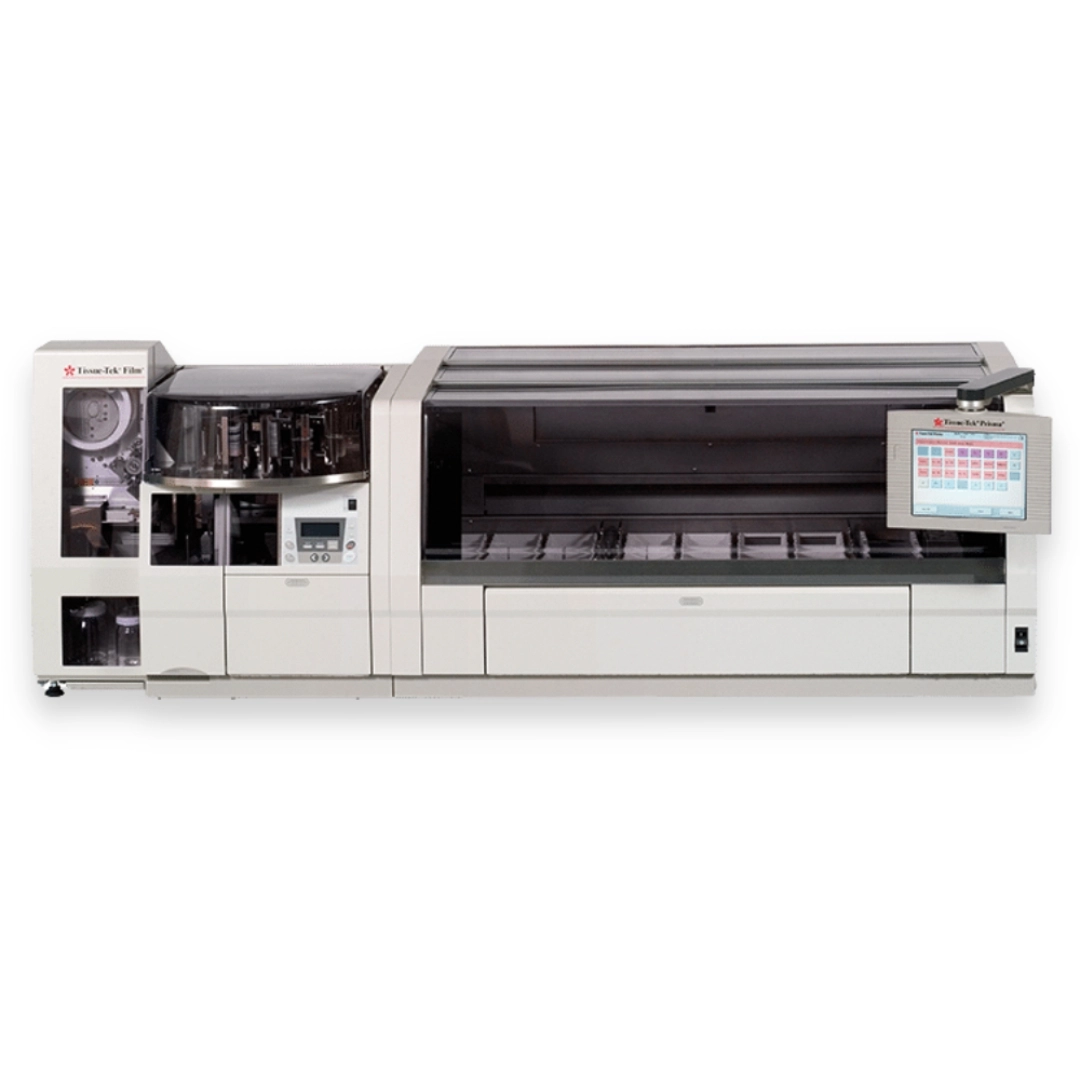 Sakura Tissue-Tek Prisma 6130 &amp; Film 4740 Slide Stainer Film Coverslipper Workstation