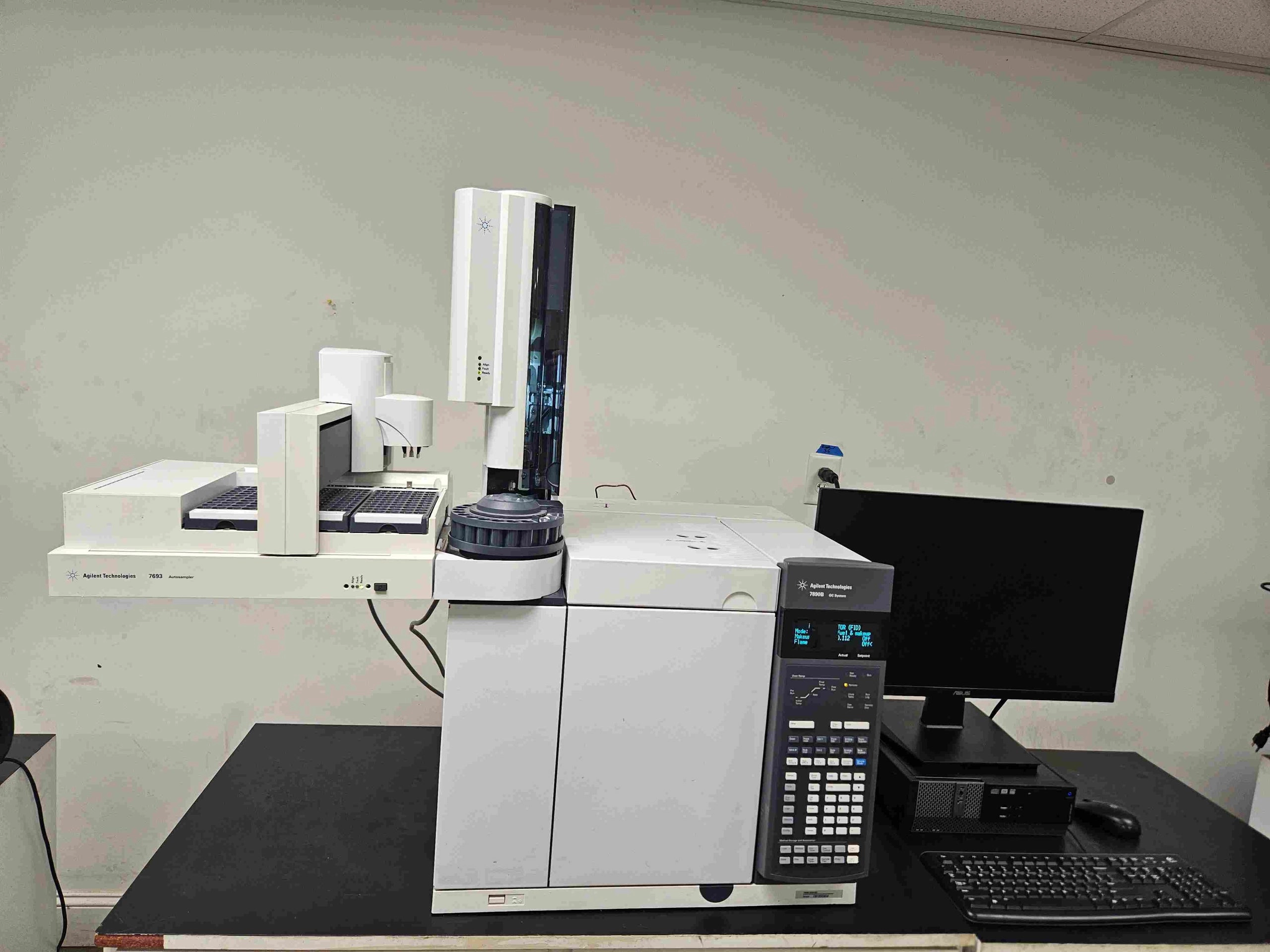 Agilent  7890B GC with (2) FID and (2) S/SL, 7693 Autosampler, Tested, Working
