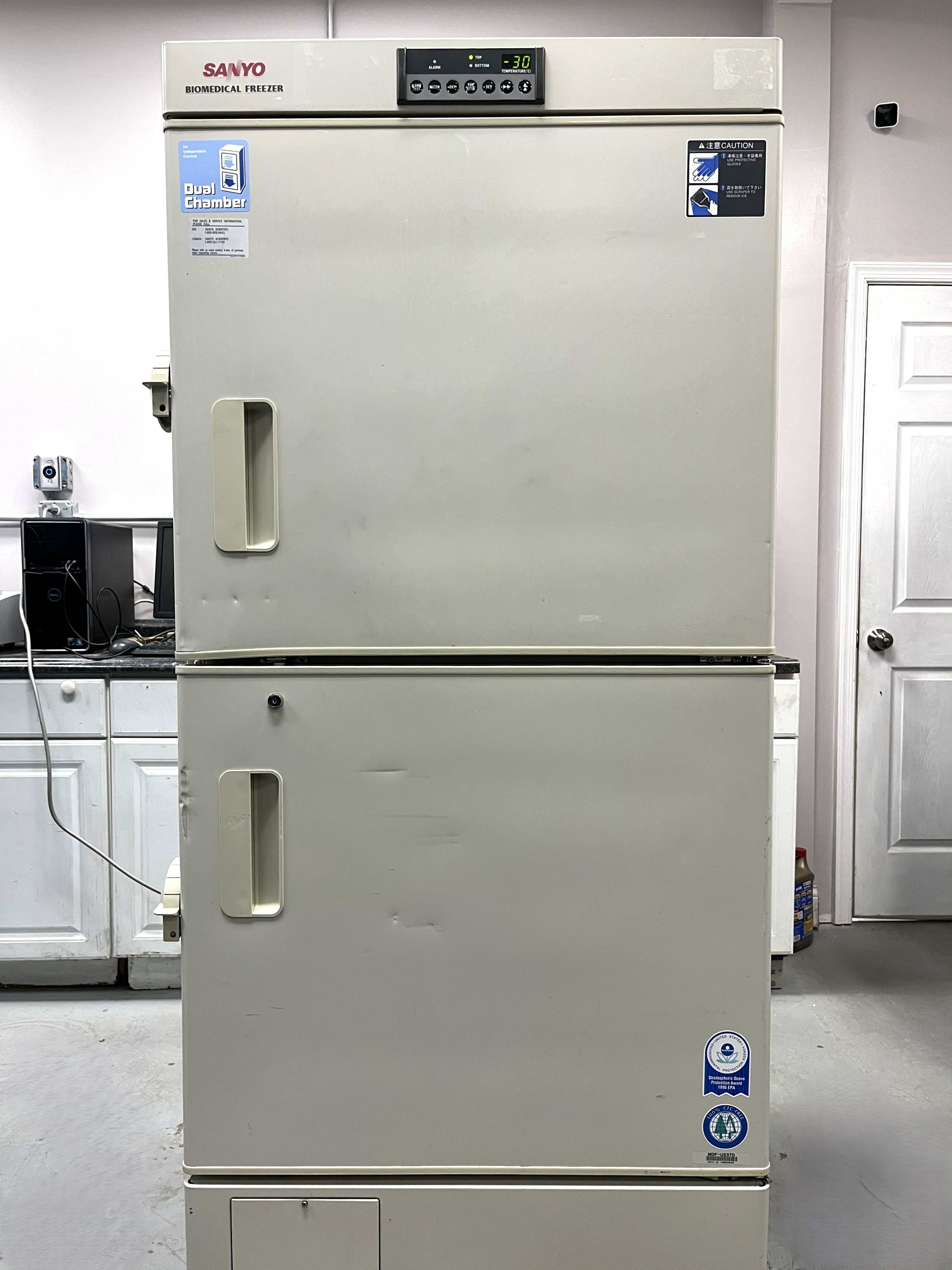 Sanyo MDF-U537D -30oC Dual Chamber Biomedical Freezer