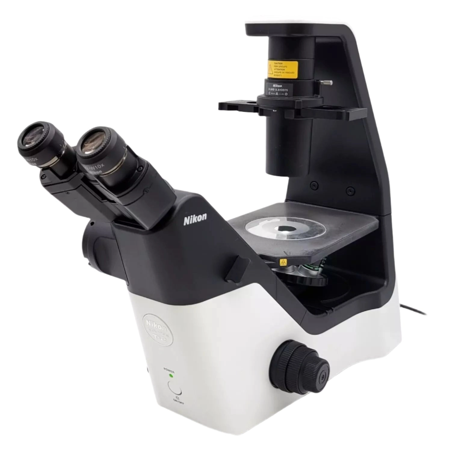 Nikon Microscope Eclipse Ts2 Inverted with Phase Contrast &amp; Photo Port | Tissue Culture