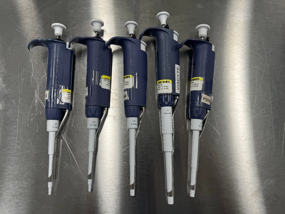 Rainin Pipet-Lite Single Channel Pipettes - Quantity 5