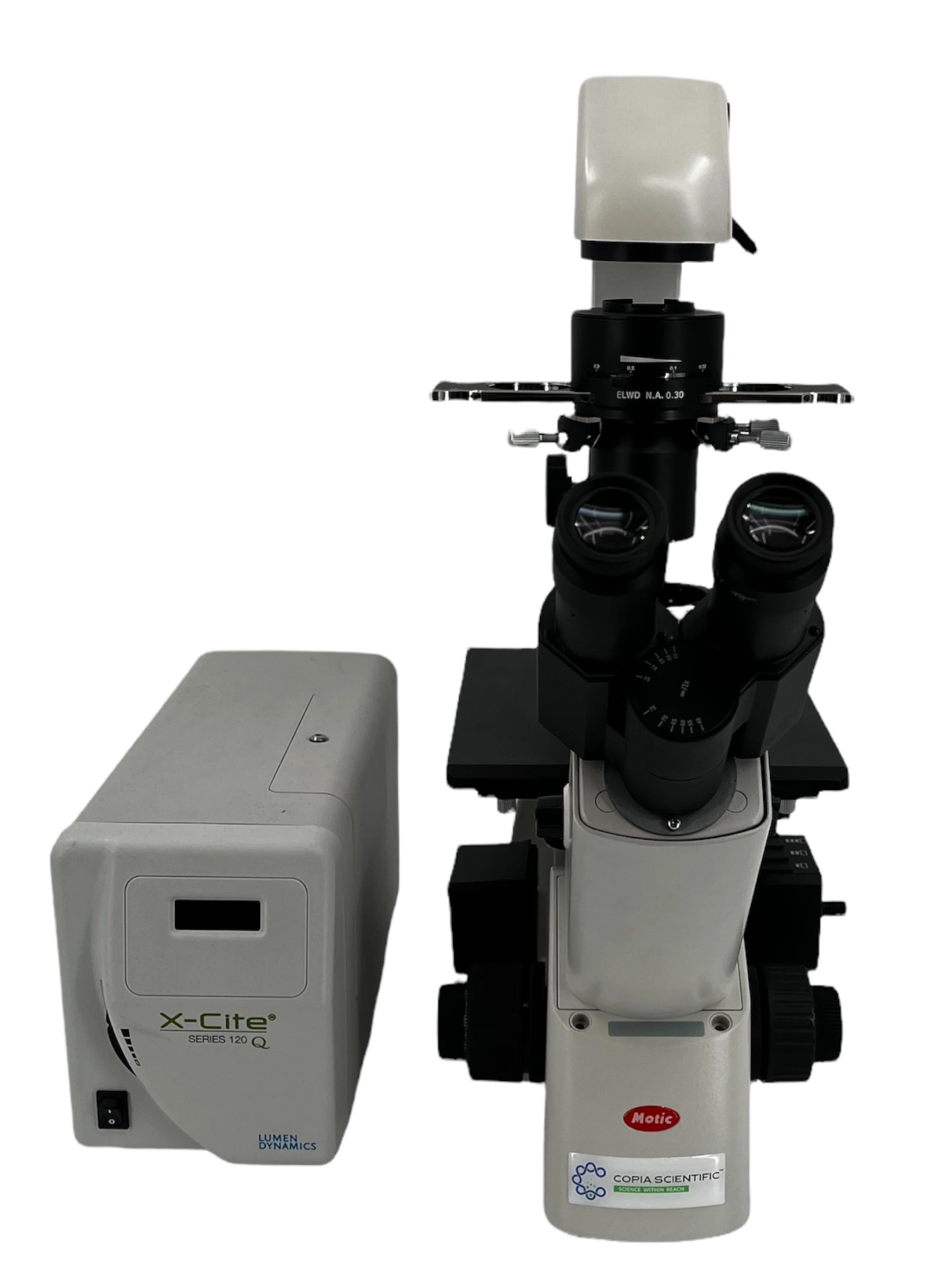 Motic AE31E Inverted Phase Contrast Fluorescence Trinocular   Microscope