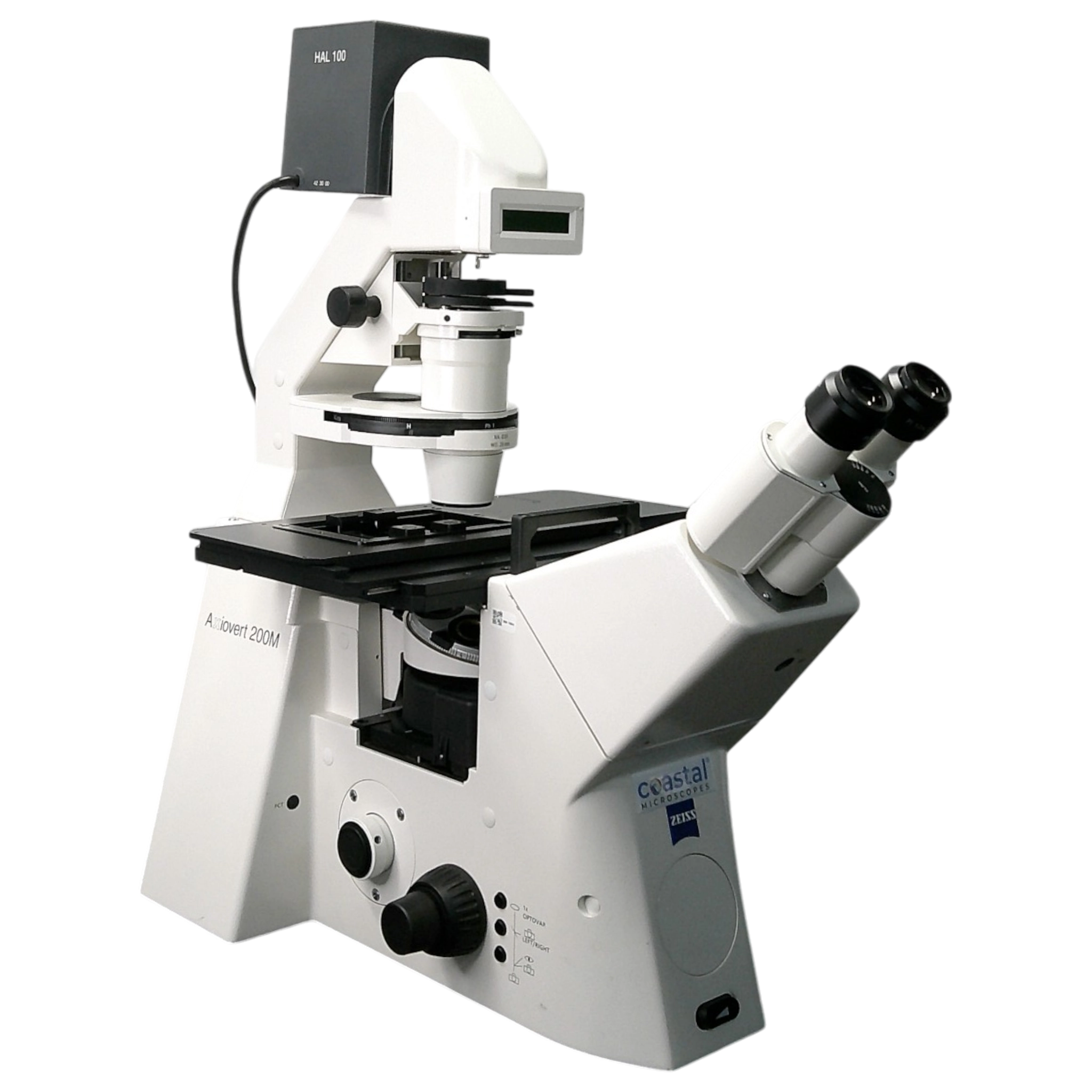 Zeiss Axiovert 200M Inverted Phase Contrast Fluorescence Motorized Trinocular 1005-820  Microscope