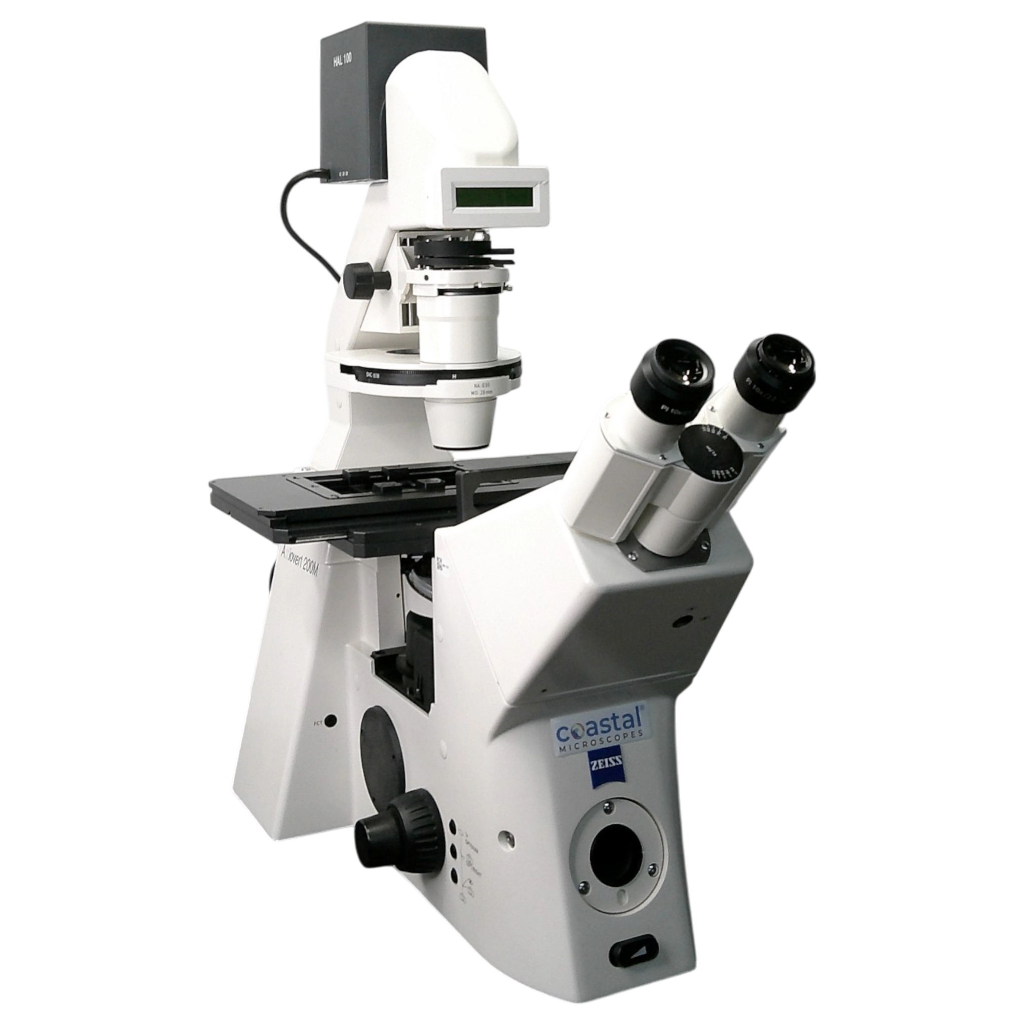 Zeiss Axiovert 200M Inverted Phase Contrast Fluorescence Motorized Trinocular 1005-820  Microscope