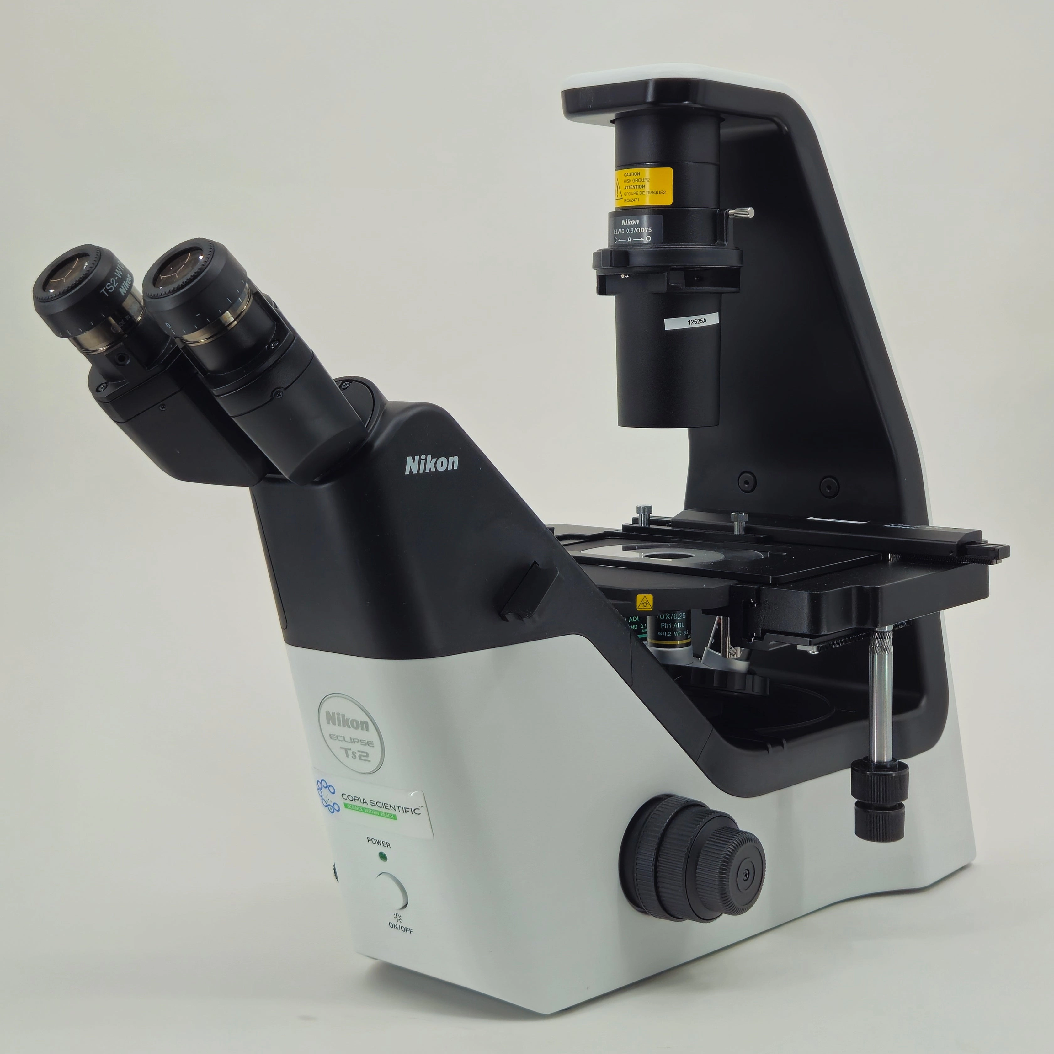 Nikon<br /> Eclipse TS2 Inverted Phase Contrast Tissue Culture Trinocular   Microscope