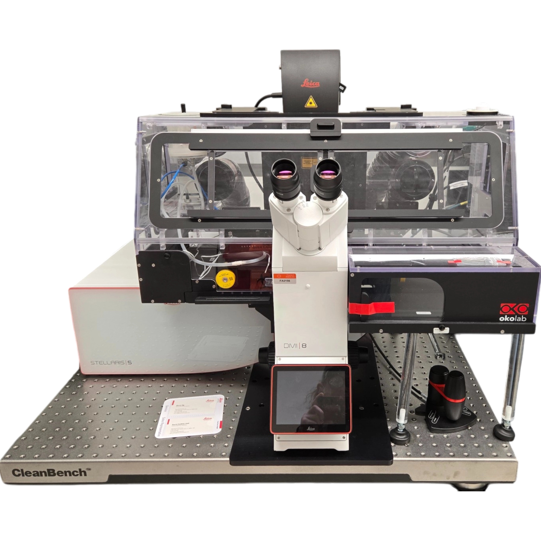 Leica Stellaris 5 Laser Scanner Confocal w/ DMI8 Inverted Phase Contrast Fluorescence Trinocular with AFC   Microscope