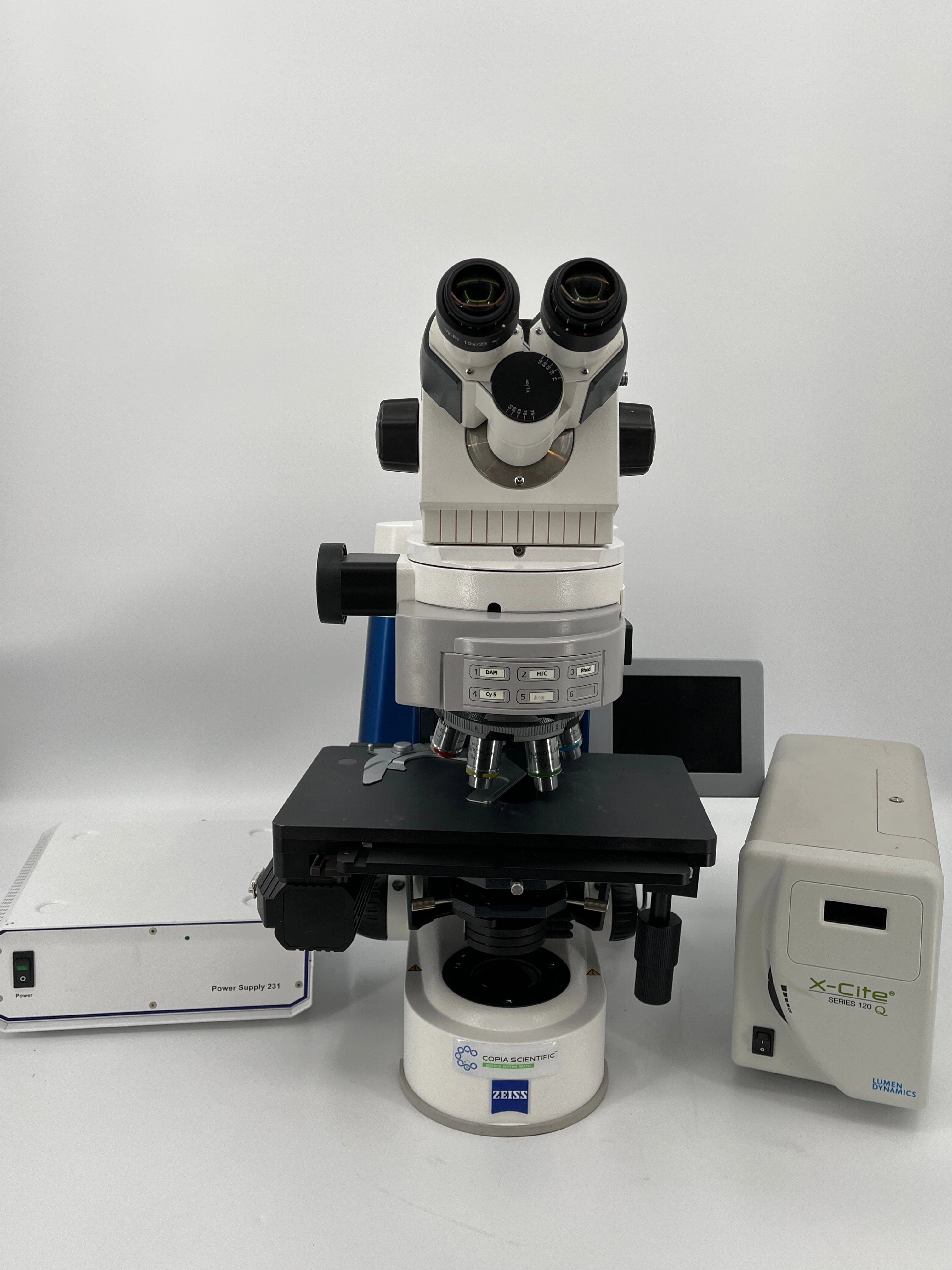 Zeiss Axio Imager M1 Upright Phase Contrast Fluorescence Motorized Trinocular 430004-9901  Microscope