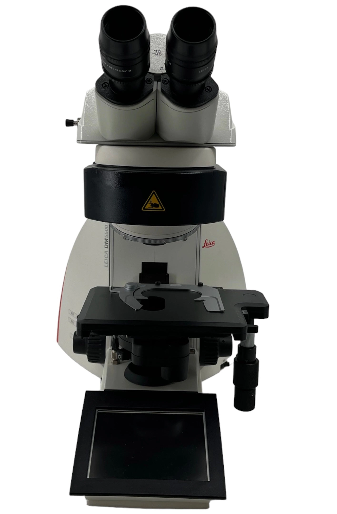 Leica DM5500 B Upright Phase Contrast Fluorescence Motorized Trinocular   Microscope