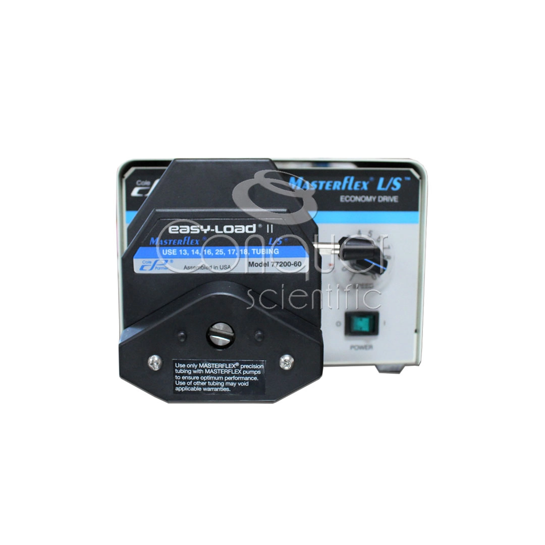 Cole Parmer Master Flex Peristaltic Pump 7554-90 with Easy Load 77200-60 Pump Head