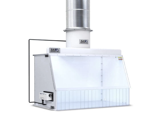 30 inch wide Ducted fume hood bundle with integrated exhaust blower and stand |  Sentry Air SS-330-E-EF-S (NEW)