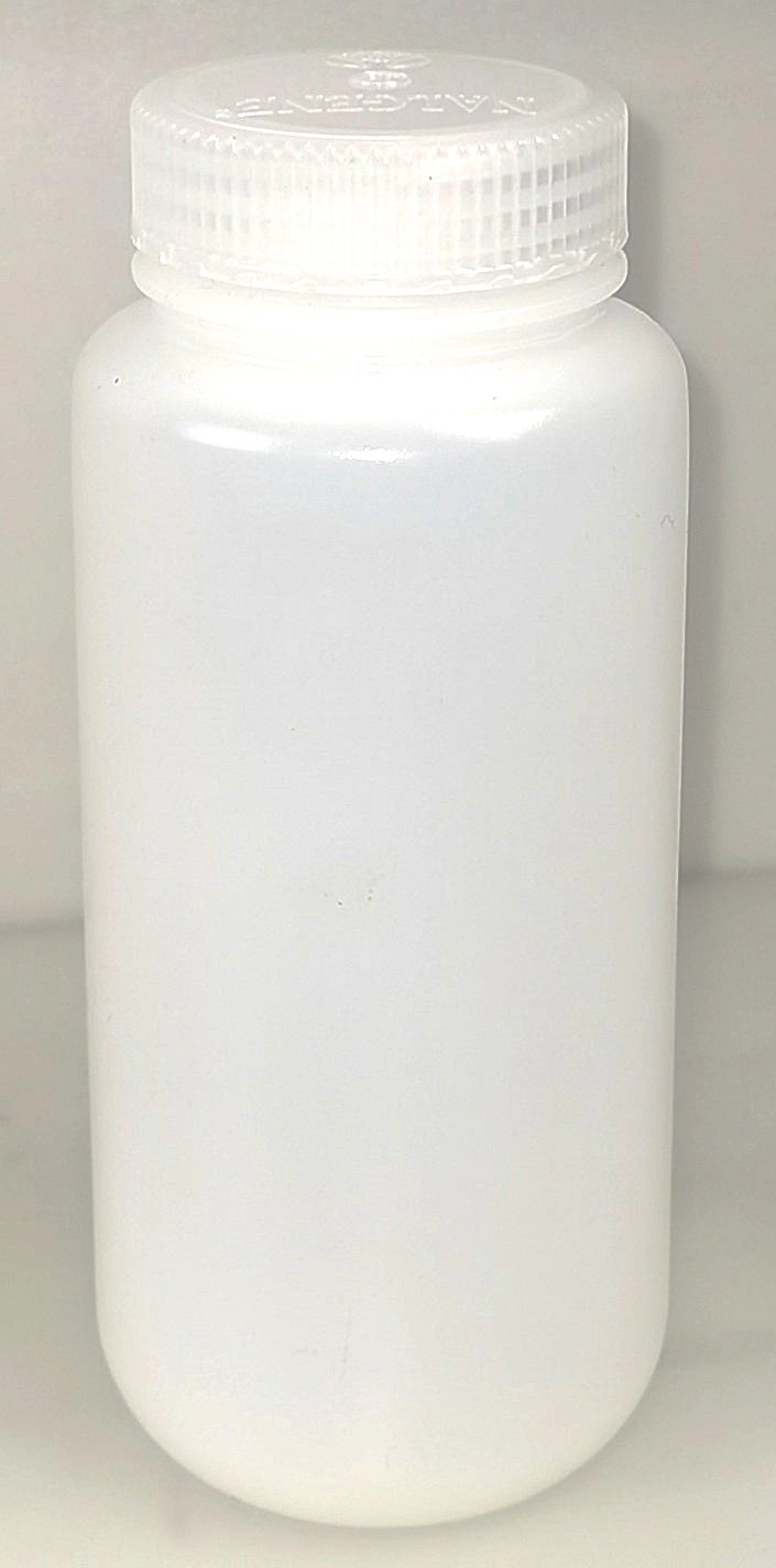 Nalgene 2104-0500 Wide-Mouth HDPE Bottles with Closure - 500mL