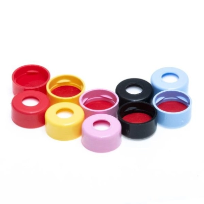 Bellco 11mm Black Snap Cap, PTFE/Silicone with Slit Lined (Qty 1000) 2070-07468