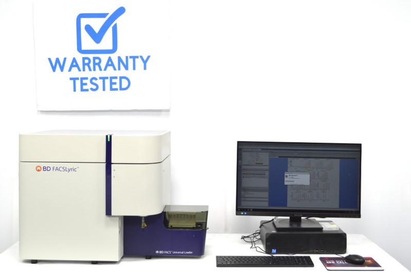 BD FACSLyric Flow Cytometer (3)Lasers(12)Colors/(14)Detectors with 30-tube Universal Loader