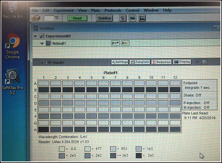 Molecular Devices LMax II 384 Luminometer LB960 Injectors w WARRANTY