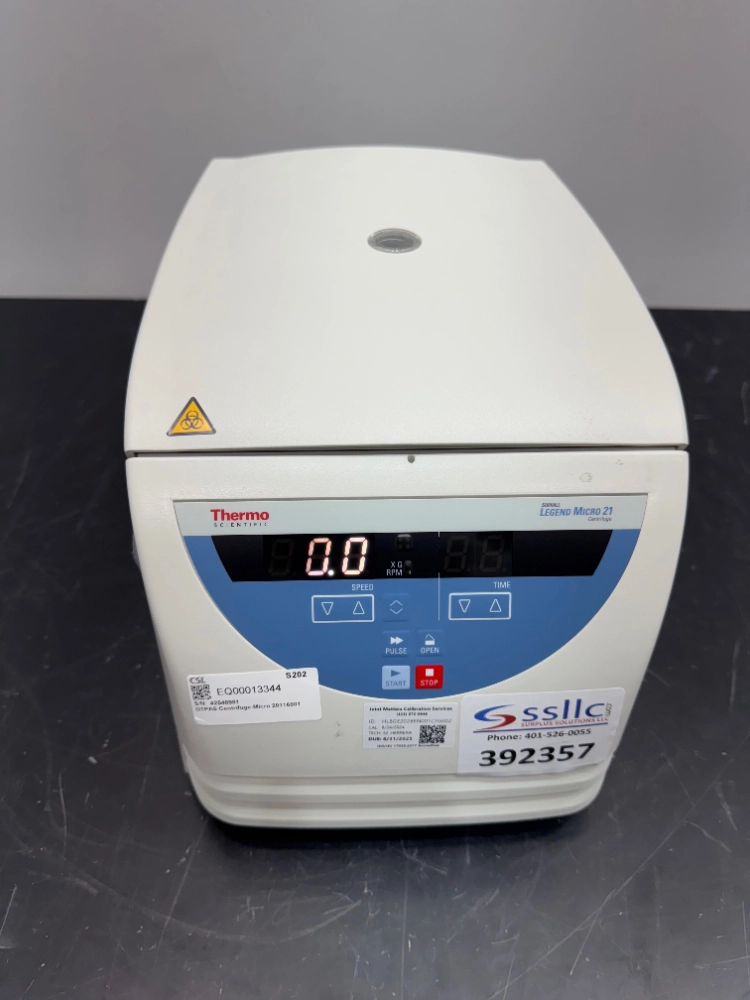 Thermo Sorvall Legend Micro 21 Centrifuge
