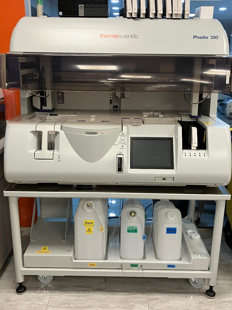 NEW: ThermoFisher PHADIA250 For Sale.  Offers accepted. Buyer pays all crating, shipping, and handling fees.