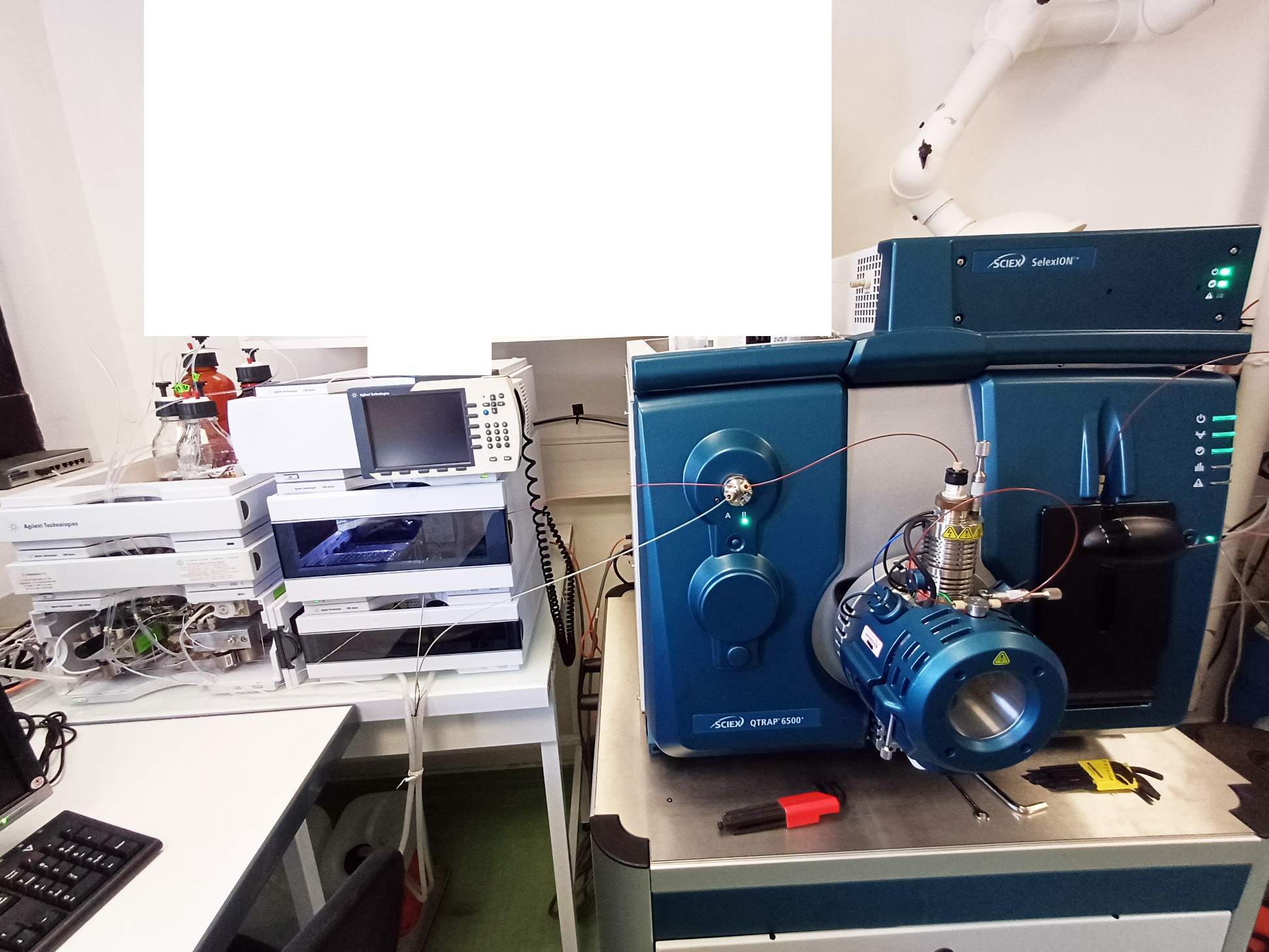 AB Sciex 6500+ QTRAP with Agilent 1260 from 2017, SelexIon