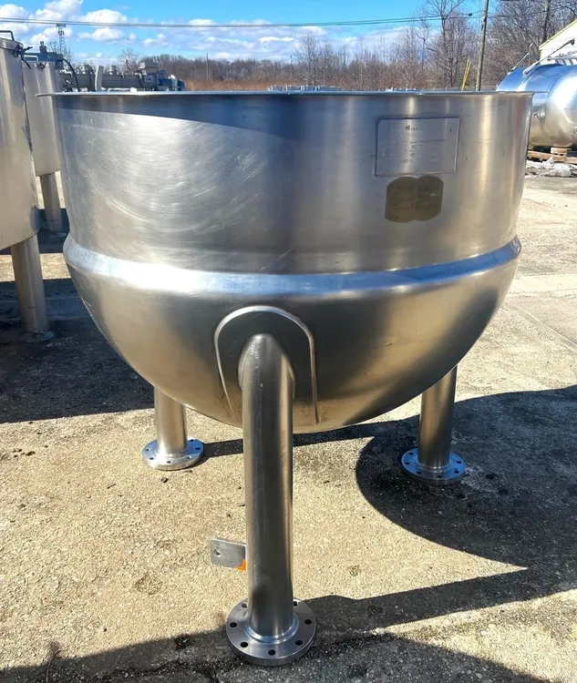 200 Gallon LEE Stainless Steel Jacketed Kettle