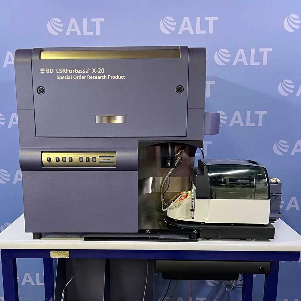 BD Biosciences LSRFortessa X-20 Cell Analyzer, Model 657666R1, With Four Lasers And FACSFlow Supply System
