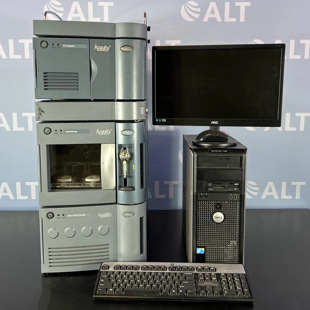 Waters Acquity UPLC System With Binary Solvent Manager, Sample Manager With Column Oven, TUV Detector