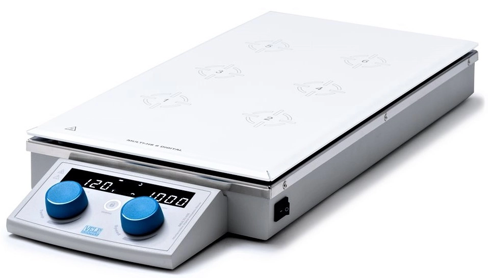 VELP MULTI-HS 6 Digital Stirring Hot Plate (6 Place)