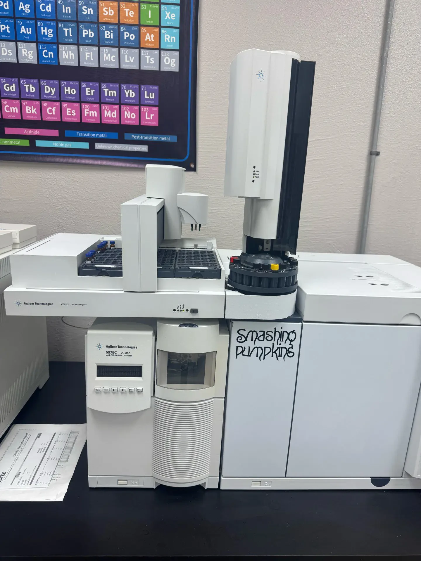 Agilent 7890A, 5975C with 7693 Autosampler