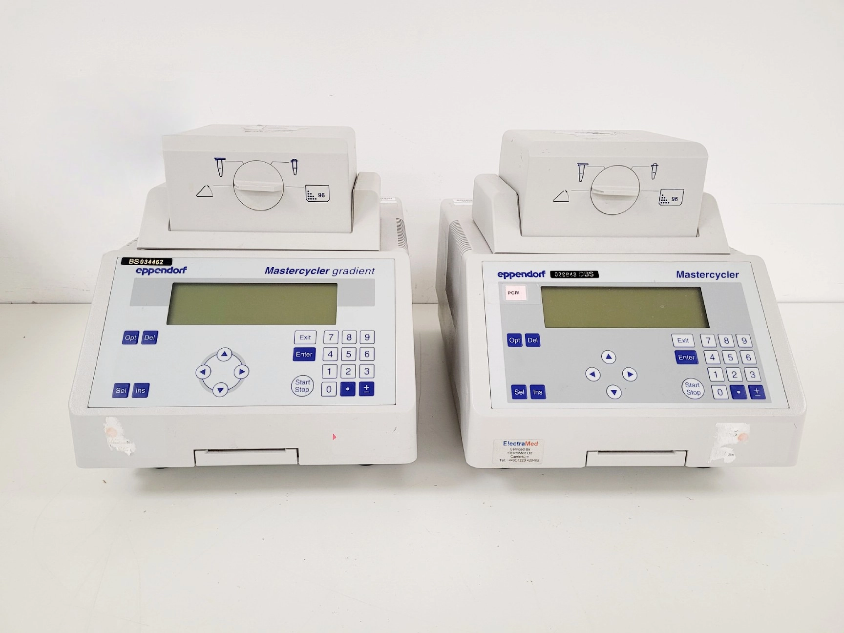 2x Eppendorf Mastercycler Gradient Thermal Cycler PCR Lab