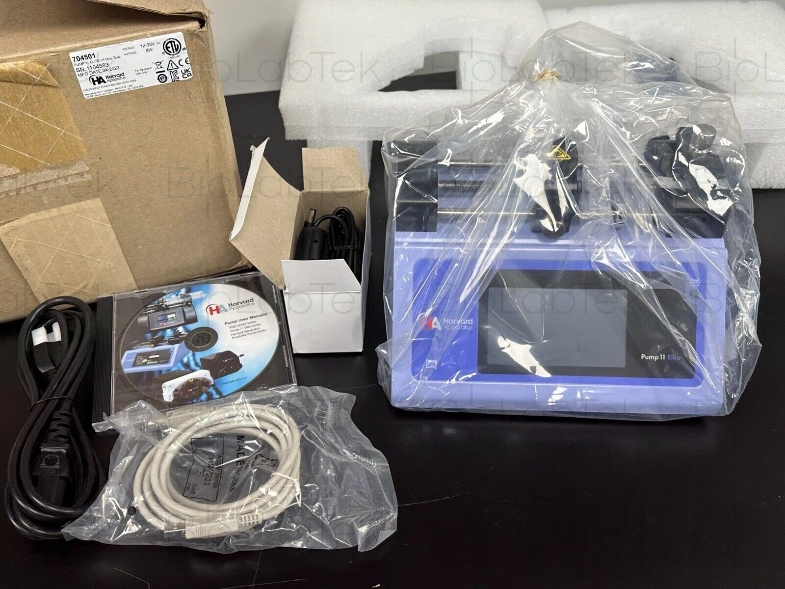 Harvard Apparatus touch dual Infusion syringe pump