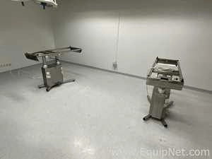 Lot of 2 Off Graf von Schlieffen Stainless Steel Motorised Operating Tables