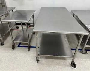 Lot 26 Listing# 789503 Lot of 2 Stainless Steel Tables
