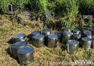 Lot of 5 Stainless Steel Buckets