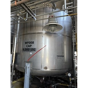 Used 4000 Gal Stainless Steel Tank For Sale