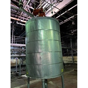 Used 1000 Gal Stainless Steel Tank For Sale
