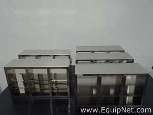 Lot 394 Listing# 1057757 Lot Of 5 Stainless Steel Freezer Rack