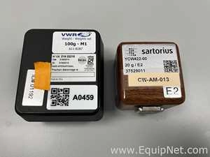 Lot of 2 Sartorius and VWR Calibration Weights