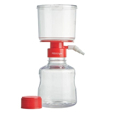 Globe Scientific Vacuum Filter System, 500mL, PES Membrane, 0.10μm Porosity Cs/12 VF-FS-PES-0500-10