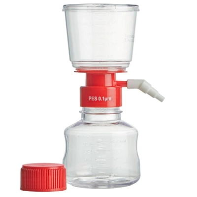 Globe Scientific Vacuum Filter System, 250mL, PES Membrane, 0.10μm Porosity Cs/12 VF-FS-PES-0250-10