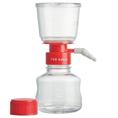 Globe Scientific Vacuum Filter System, 250mL, PES Membrane, 0.45μm Porosity Cs/12 VF-FS-PES-0250-45