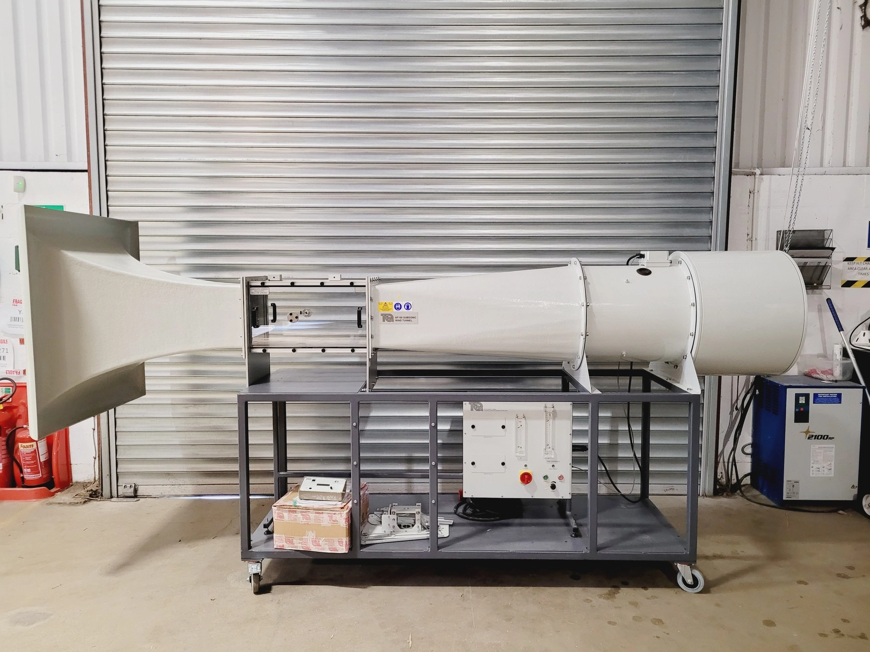 Tecquipment AF100 Subsonic Wind Tunnel System w/ AFA2 Balance Assembly