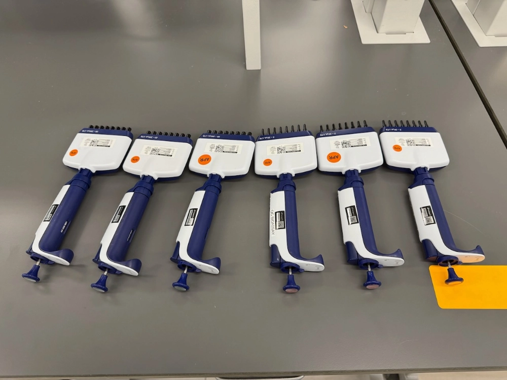 Rainin Pipet-Lite XLS Multichannel Pipettes - Quantity 6