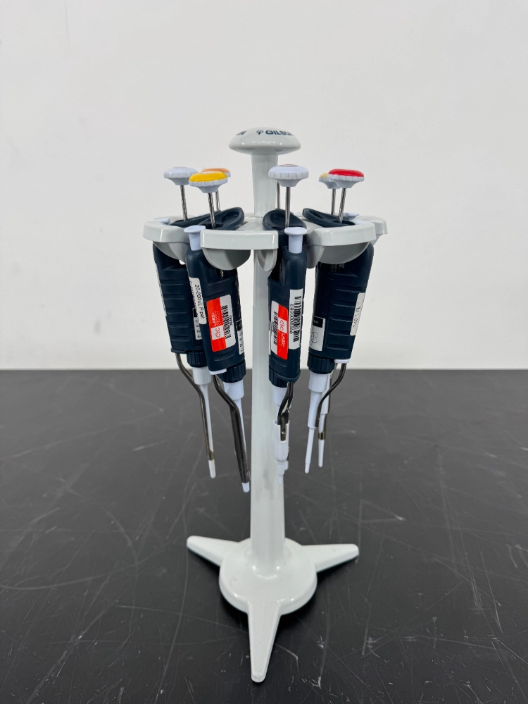 Gilson Pipetman Single Channel Pipettes - Quantity 7