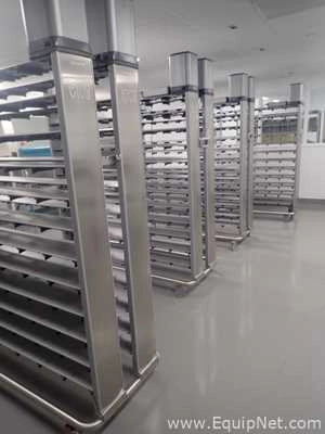 Lot 15 Listing# 1056242 Lot of 4 Innovive Double Sided Racks With Blowers